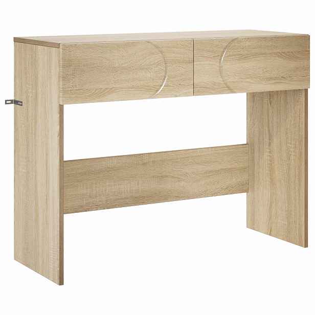 vidaXL Konzolový stolek Dub sonoma 96,5 x 38 x 75 cm kompozitní dřevo