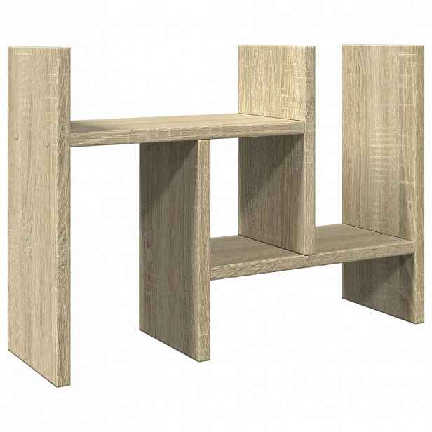 vidaXL Stolní organizér dub sonoma 34,5x15,5x35,5 cm kompozitní dřevo