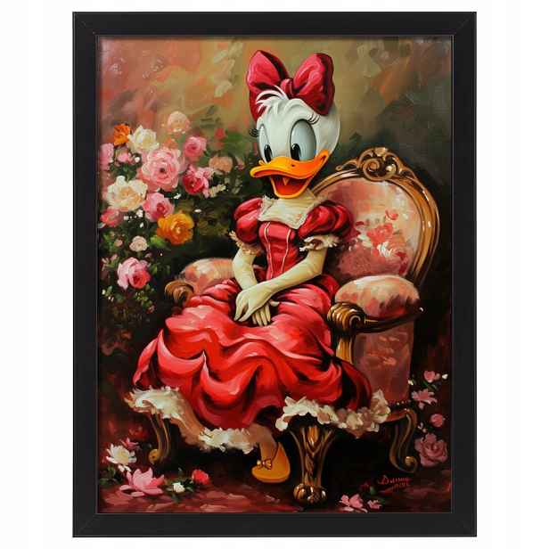 Obraz v rámečku Daisy Disney Kačer Donald dárek pro děti 70x50 cm