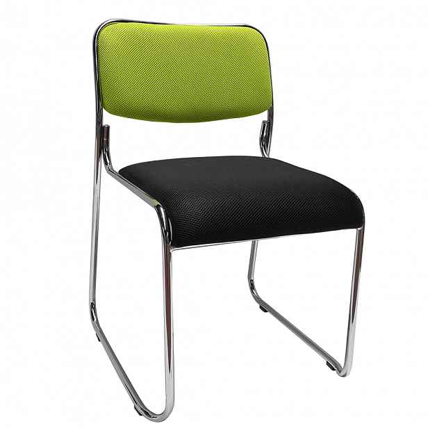 Konferenční židle BULUT Tempo Kondela Černá / zelená - 50 cm