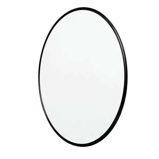 Nástěnné zrcadlo průměr 110 cm Muubs COPENHAGEN - černé
