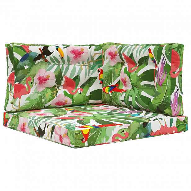 vidaXL Venkovní polštář na pohovku Polyester pestrá 80 x 80 cm