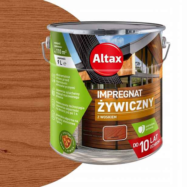 Altax Impregnát pryskyřičný 9L Mahagon