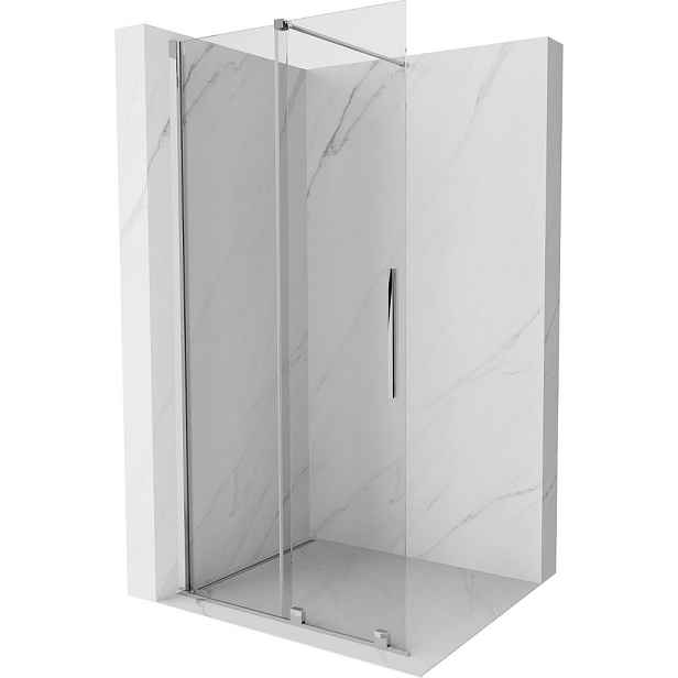 MEXEN - Velar posuvné sprchové dveře Walk-in 110, transparent, chrom 871-110-000-03-01