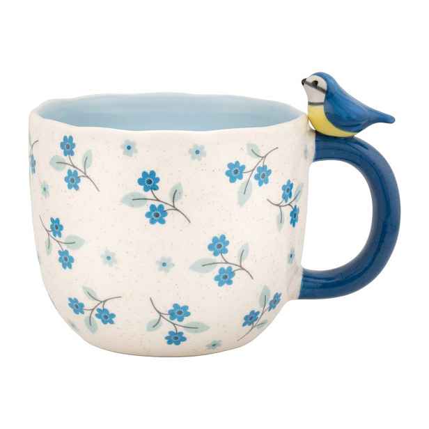Modrý hrnek Sitting Tit – Sass & Belle