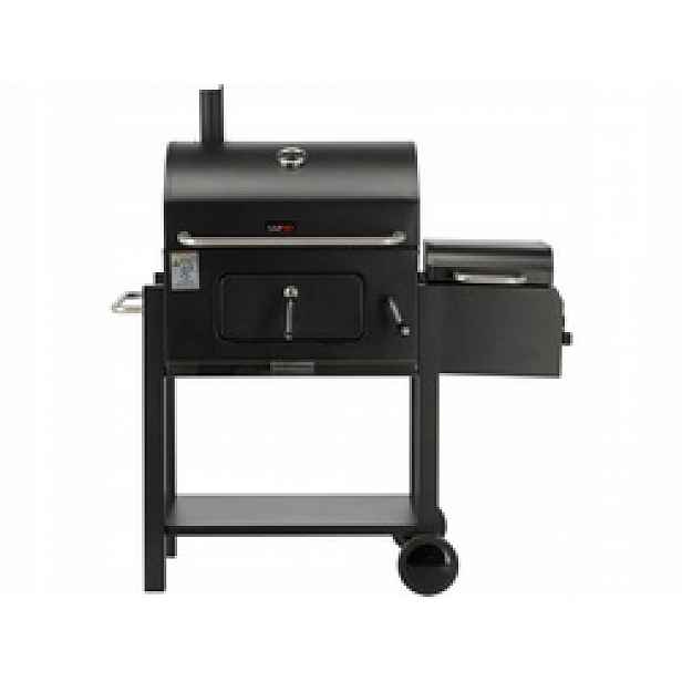 Uhlíkový Gril S Udírnou Lund Deluxe Přenosný 99925 Rošt 55x41.5 cm