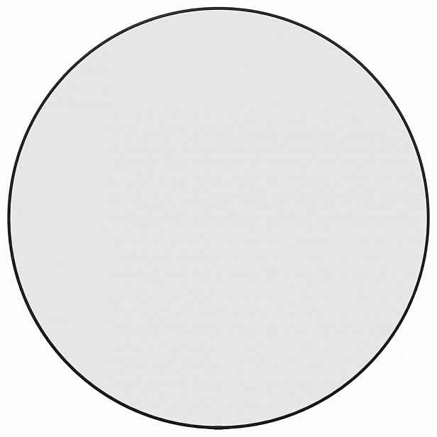 vidaXL Nástěnné zrcadlo černé Ø 60 cm kulaté