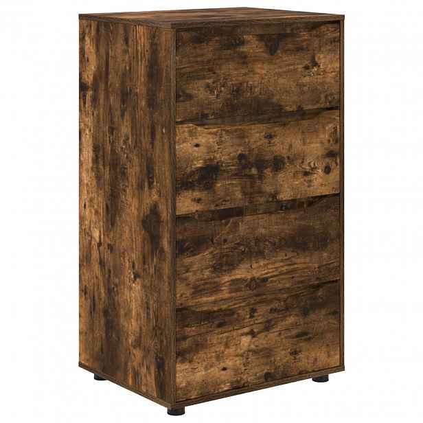 vidaXL Úložné skříně 60 x 48 x 105 cm Kompozitní dřevo Kouřový dub