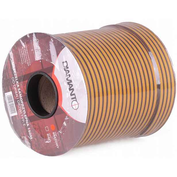 Gumové Těsnění Oken Dveří 9x5,5 mm Bronz P 100 m