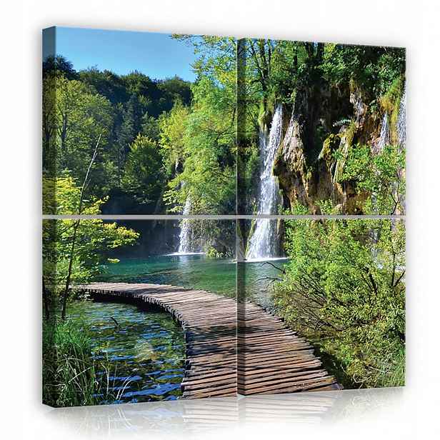 Obraz Na Plátně Obraz Na Plátně 50x50 Plitvice Chorvatsko