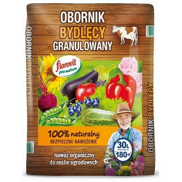 Hnojivo Pro Natura Granulovaný Hovězí Hnůj 30L Florovit 100% přírodní