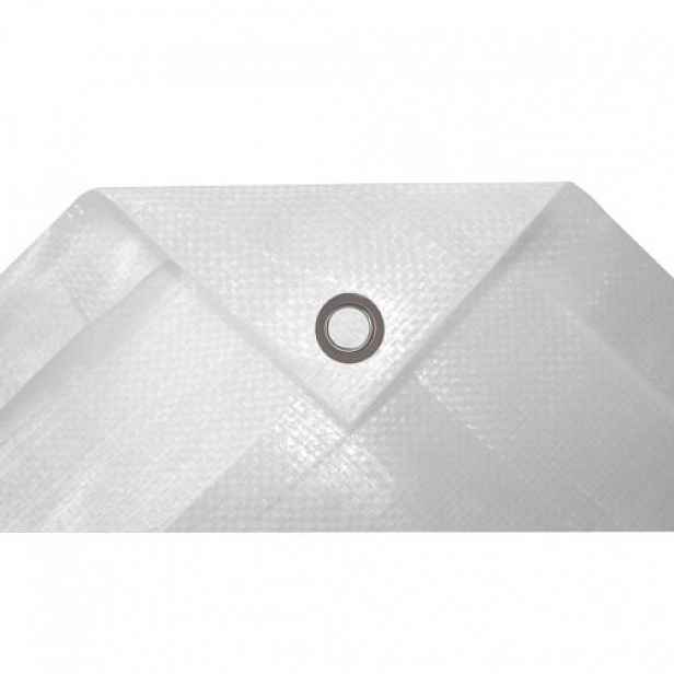 Plachta s oky 4 x 5m TRA/BÍ 140g/m2, kašírovaná MA764056