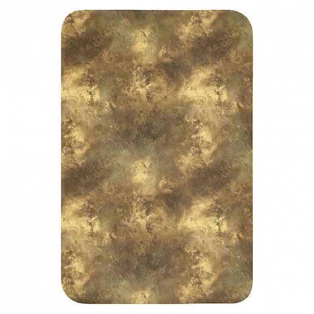 OnlyWow WC PŘEDLOŽKA Antique - metalický vzhled - Gold 40x60 cm