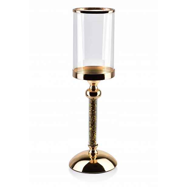 Rose Gold svícen Chantal Lampion 37,5 cm