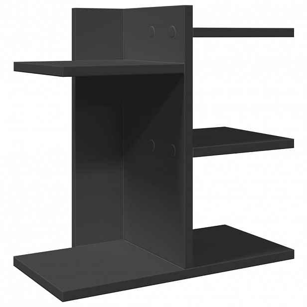 vidaXL Stolní organizér černý 42 x 21,5 x 42 cm kompozitní dřevo