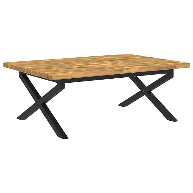 vidaXL Čtvercový jídelní stůl 120 x 90 x 75 cm Masivní akátové dřevo