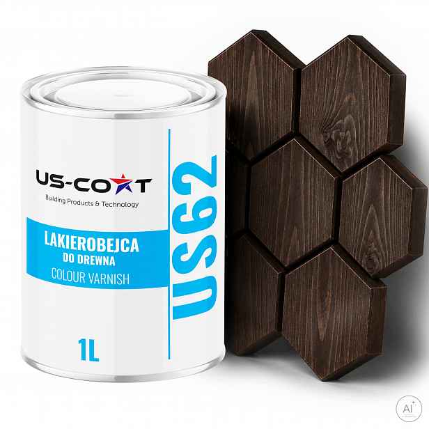Lak na dřevo 3v1 Extra Lazura Palisander Polomat 1L Ochranný Uv