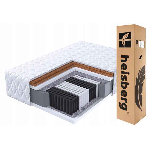 Matrace Grim 100x200 multipocket kokos H5 velmi tvrdá Heisberg