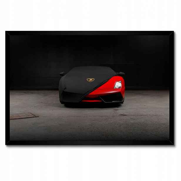 Plakáty v rámu 60x40 Červené sportovní auto