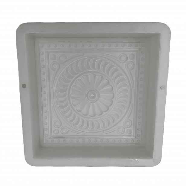 TEMU Opakovaně Použitelná Forma na Cementové Dlaždice | 30x30x6.4cm Design Okvětního Lístku | Snadné Kutilství pro Zahradní Cestičky | Formát s