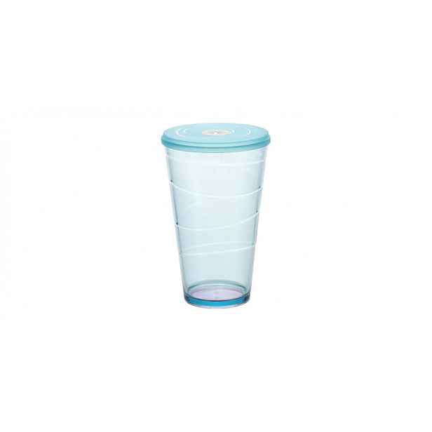 TESCOMA pohár s víčkem myDRINK 600 ml, modrá