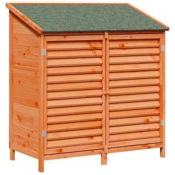 vidaXL Zahradní shed Hnědá 106 x 56 x 113,5 cm Masivní jedlové dřevo