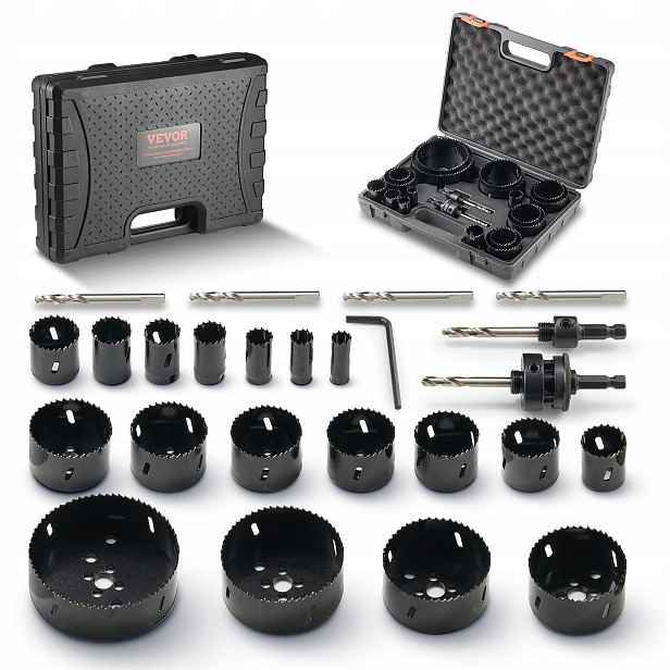 Korunka na kov děrovačky 18ks M42 bimetal 19-114 mm sada kufrů