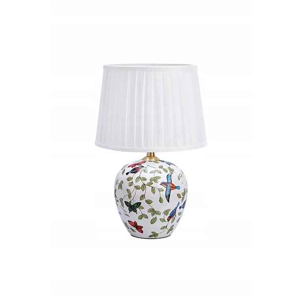 Elegantní stolní lampa s keramickou, zdobenou základnou 107040 Markslojd