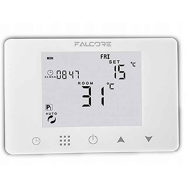 Pokojový termostat, pokojový regulátor, regulátor Falcore NT-401B-vS Bílý