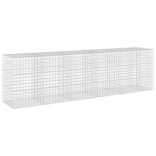 vidaXL Gabion s drátem 5 mm a síťkou 10x10 cm 550x100x150 cm