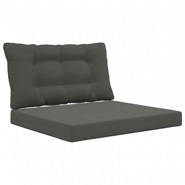 vidaXL Venkovní polštář na pohovku Polyester Antracitová 80 x 68,5 cm