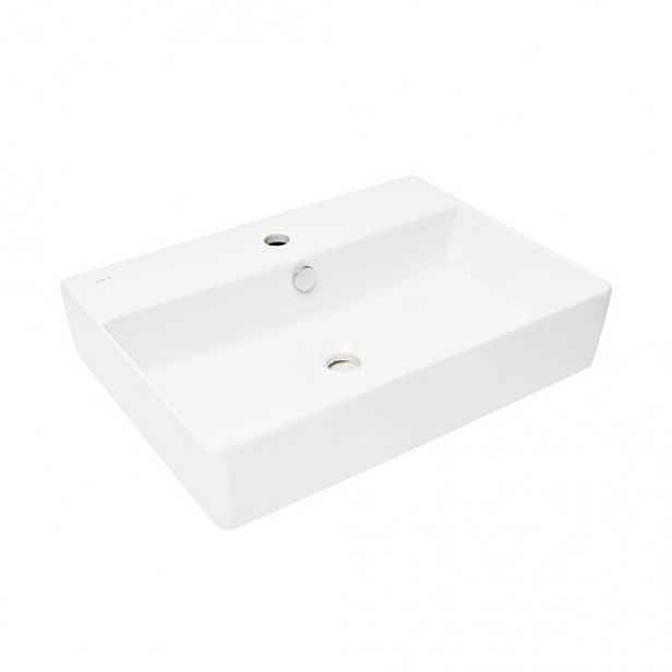 Závěsné umyvadlo Vitra Nuo 60x44 cm otvor pro baterii uprostřed 7432-003-0001