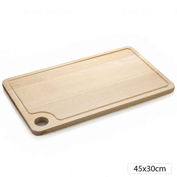 Royal Kitchen Bukové prkénko na krájení 45×30×1,5cm, 16360