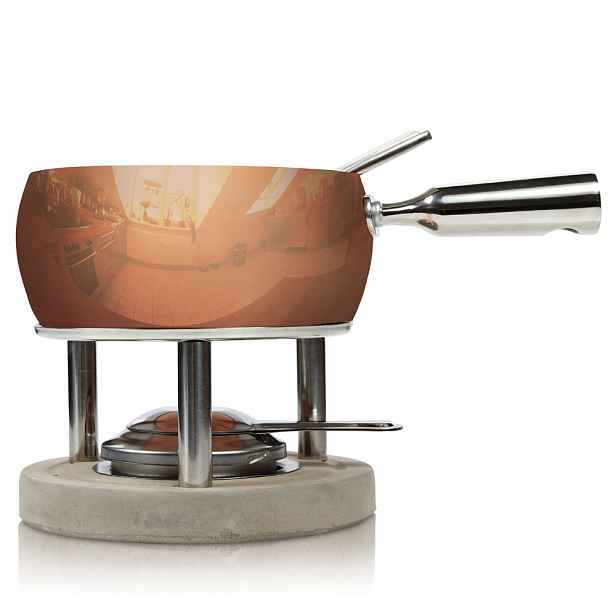 Sada Boska pro Fondue Copper měď, objem 1 l