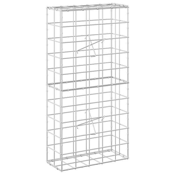 vidaXL Gabion s drátem 5 mm a síťkou 10x10 cm 50x20x100 cm