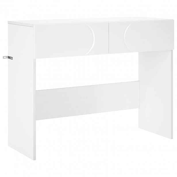 vidaXL Konzolový stolek Bílá 96,5 x 38 x 75 cm kompozitní dřevo