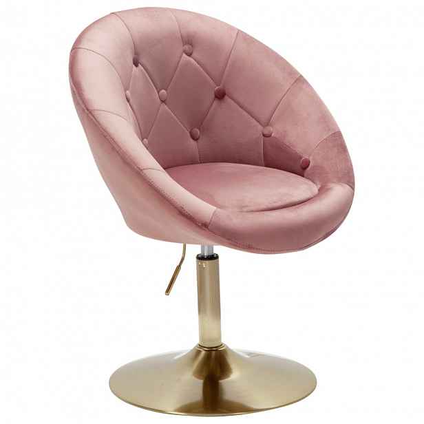 Otočná Židle Růžová