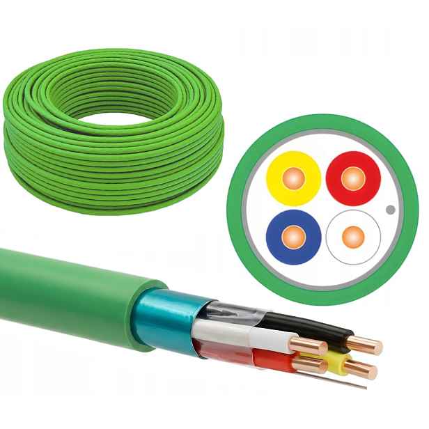 Kabel Eib Bus Knx J-2Y(St)H 2x2x0,8 0.5 mm2 Alantec úsek 100 m