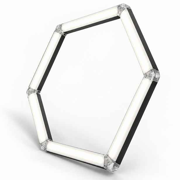 Stropní Svítidlo Led HEX1 černý 4000K 42W salon barbera studio 92x79 Cm silný