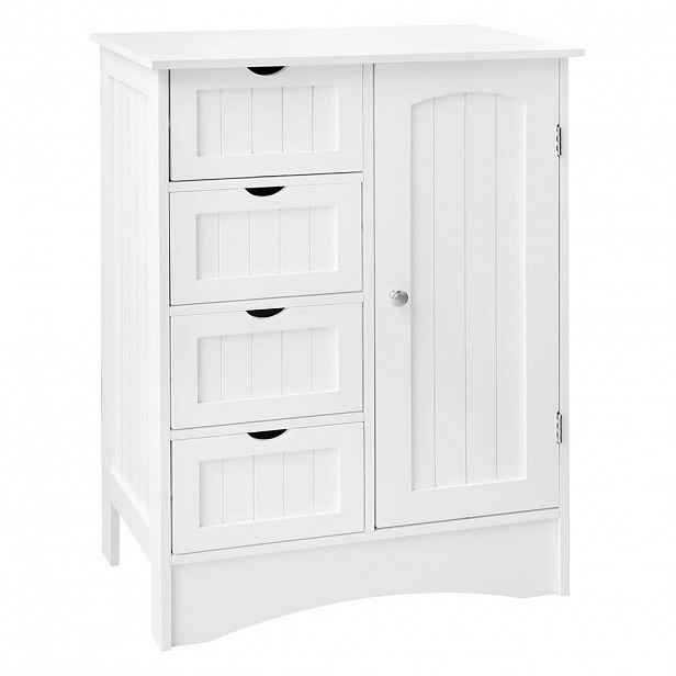 ML-DESIGN KOUPELNOVÁ skříňka, bílá, 55 x 81 x 30 cm