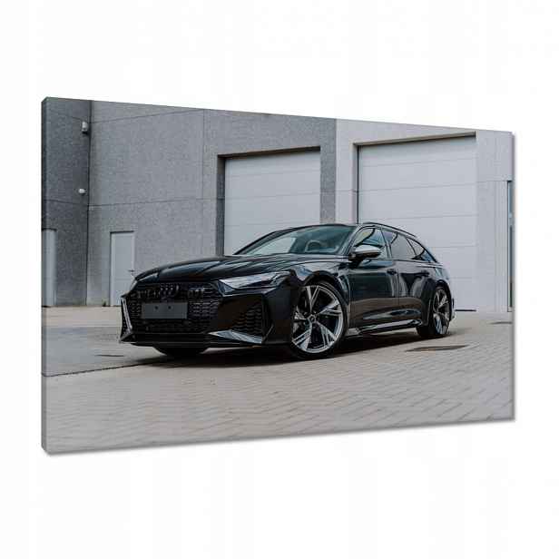 Obrazy 90x60 Černý automobil Audi