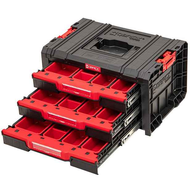 Skříňka na nářadí s zásuvkami Qbrick Pro Drawer 3 Toolbox Expert