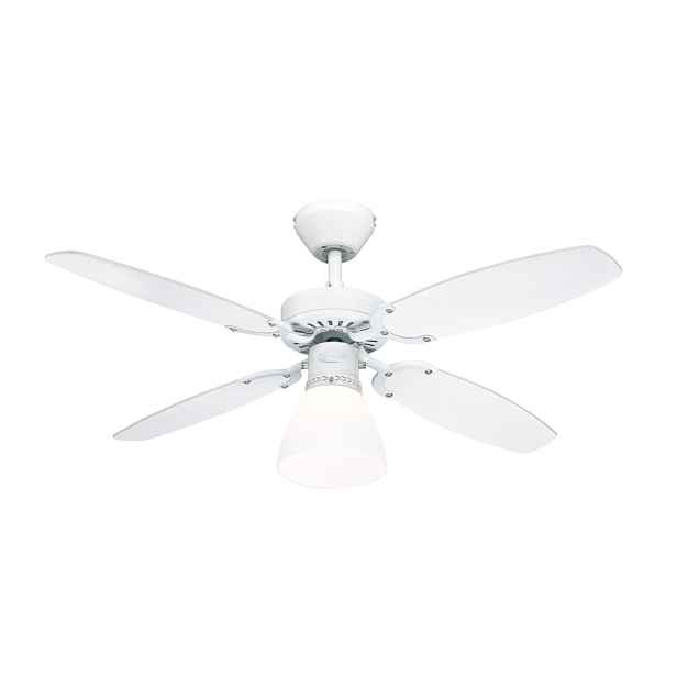 Ventilátor Větrák Stropní Lampa Capitol bílá