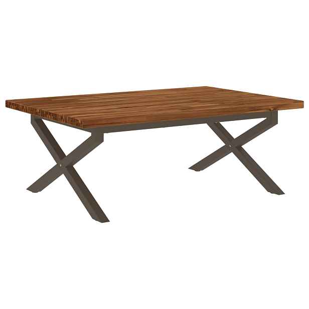 vidaXL Čtvercový jídelní stůl 120 x 90 x 75 cm Masivní akátové dřevo