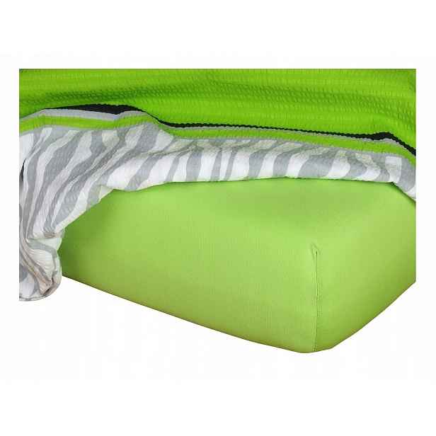 Dadka Jersey prostěradlo kiwi 140x200x20 cm