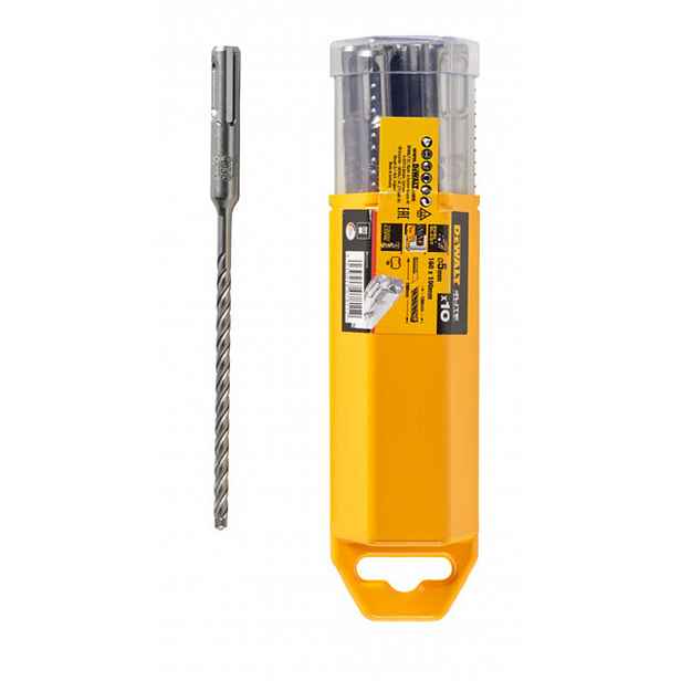 DeWALT - Sada vrtáků do zdiva SDS Plus, 5x160 mm, 10 ks DT8951