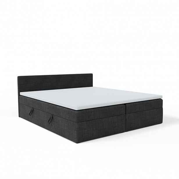 Fedve BOXSPRINGOVÁ POSTEL Verdig 140x200 cm, Černá