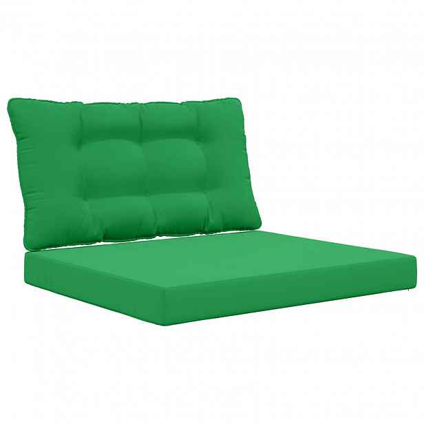 vidaXL Venkovní polštář na pohovku Polyester Zelená 80 x 68,5 cm