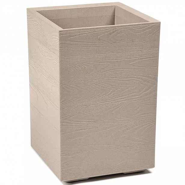 Květináč Karo 400x400x600 Dřevo-Latte LA883-27