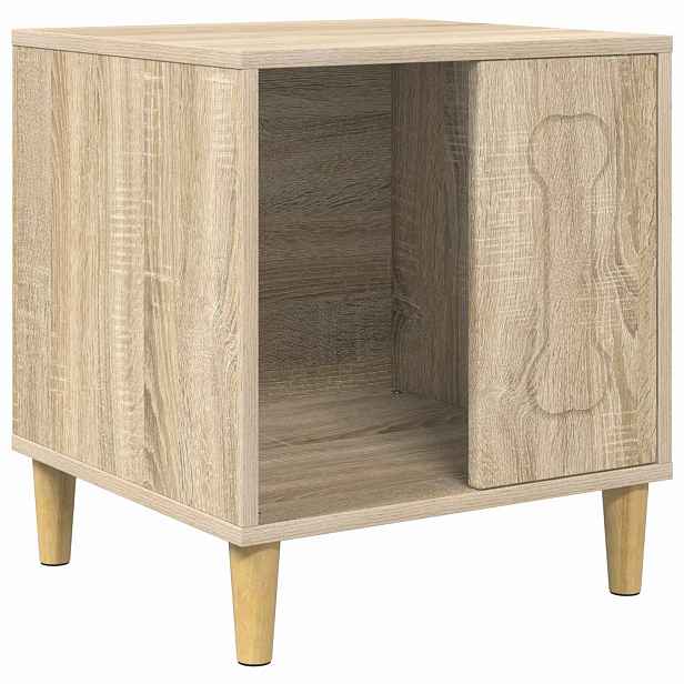 vidaXL Psí dům Dub sonoma 44 x 42 x 49 cm Kompozitní dřevo